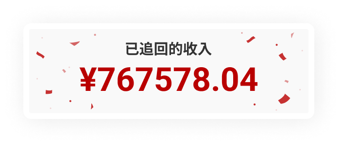 Revenue Recovered ¥767578.04